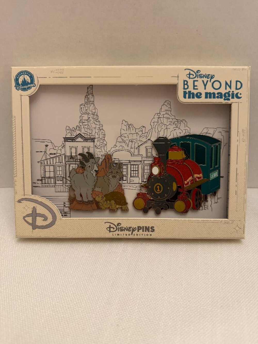 Disney D23 Marketplace Expo 2026 Big Thunder Railroad Pin Set Blueprint LE 300